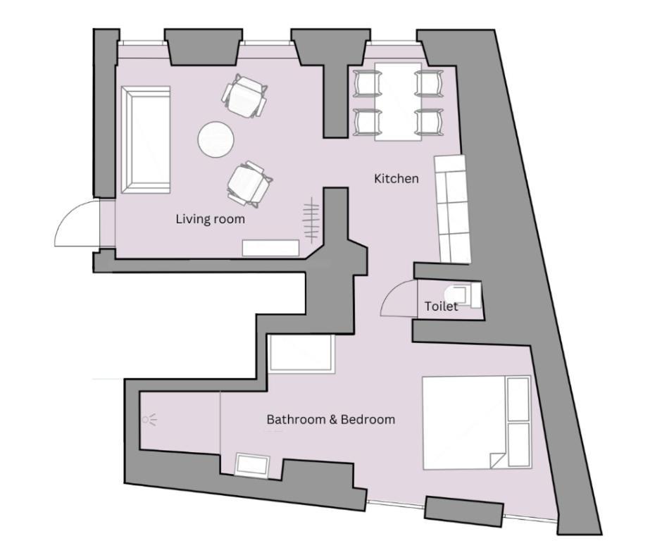 Charming 45M2 Apartment In Heart Of Graz Esterno foto